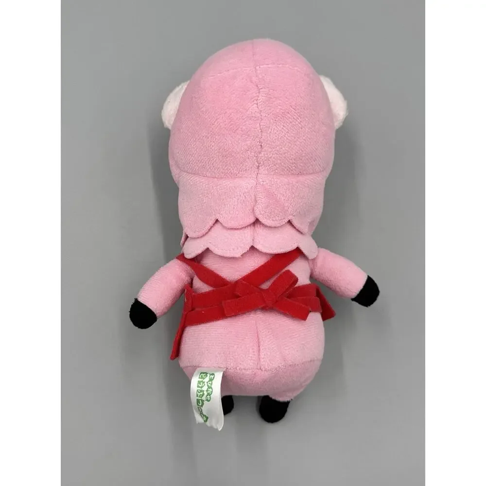 Animal Crossing Reese Alpaca Sanei 2012 Plush 7 Inch Stuffed Pink Doll